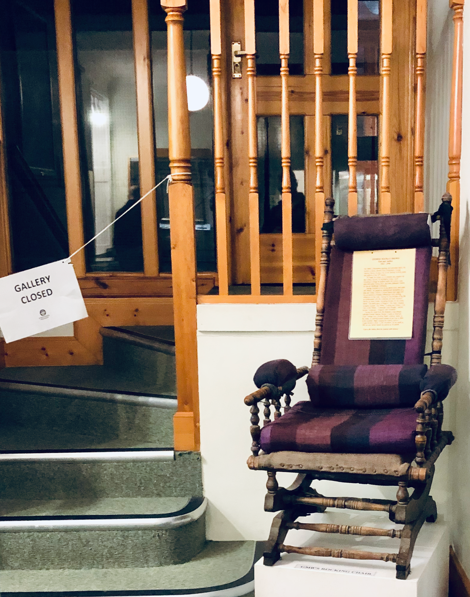 George Mackay Brown's rocking chair