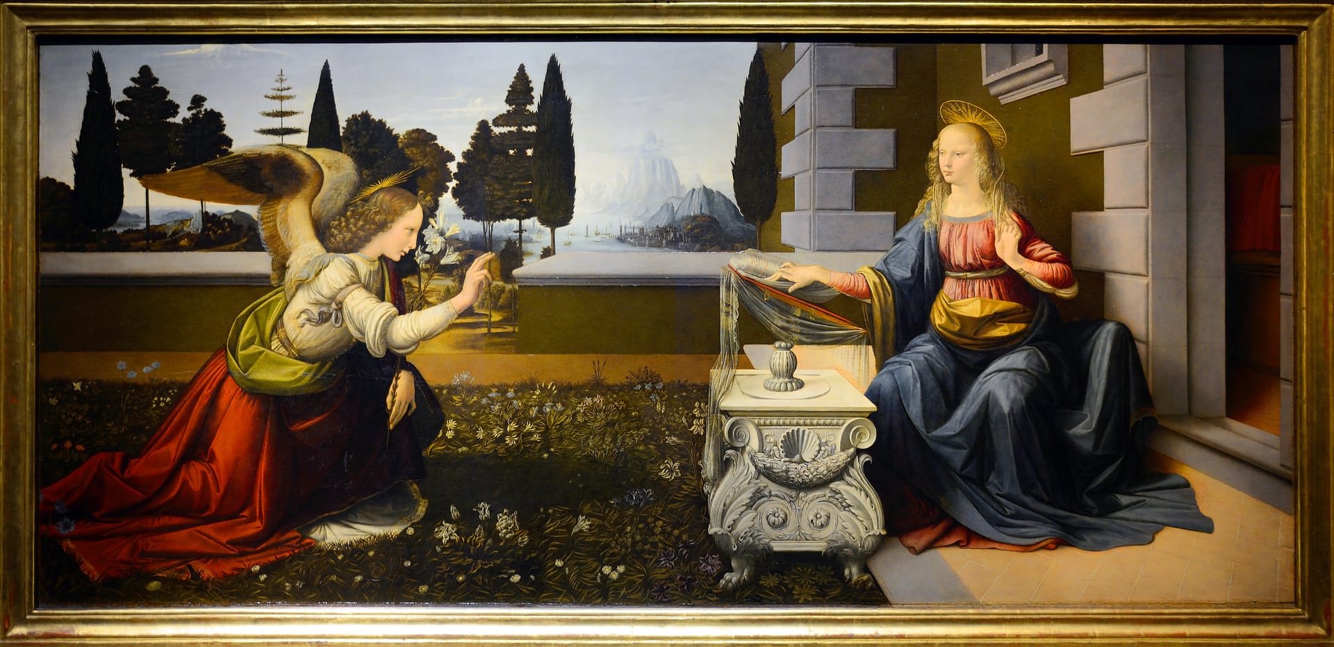 Annunciation, Leonardo da Vinci