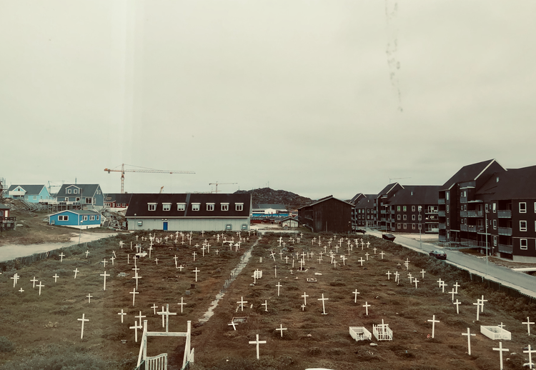 View from my hotel window, Nuuk, Greenland 